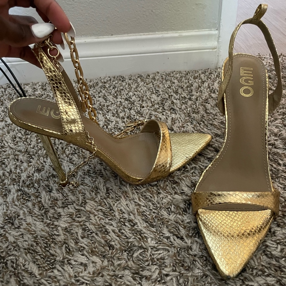 Shoes from Ego size 41(europe) 10(US) gold color.